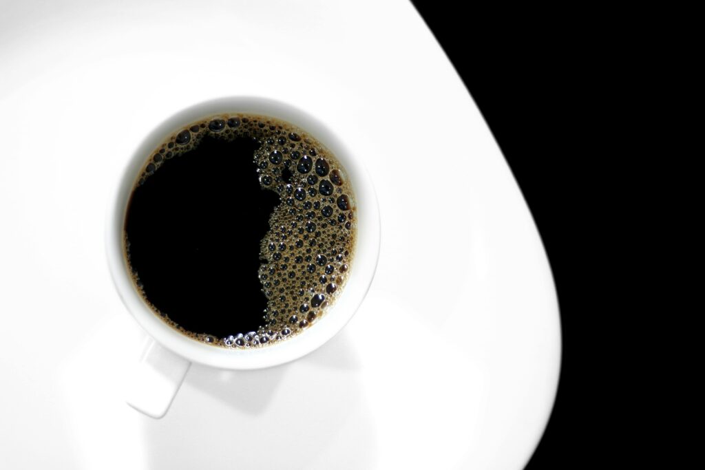 cup of coffee causes staining which leads to needing a teeth whitening